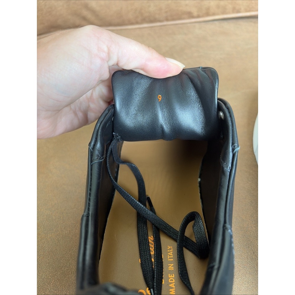 Good Man Brand Prospect Sneakers Black Leather Suede Size 9 Goodman New - Picture 6 of 6